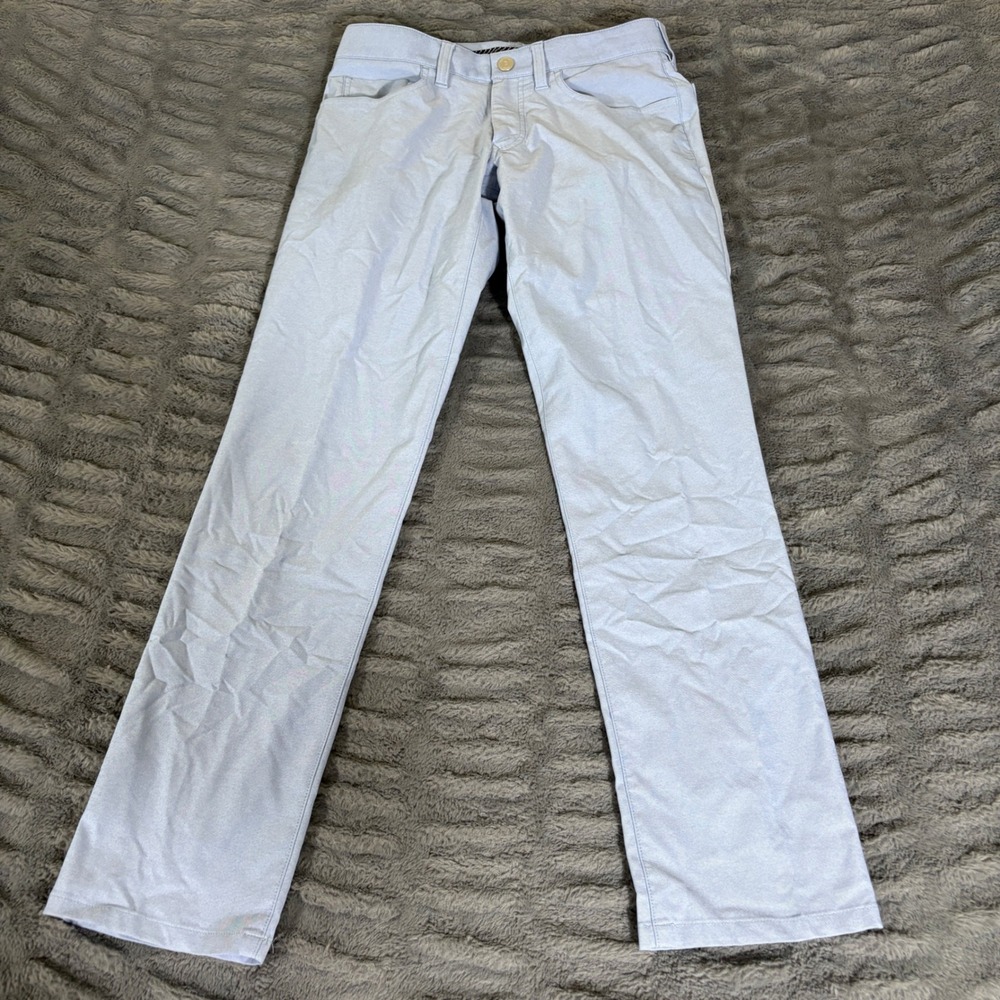 Bonobos Golf Mens Tailored Fit Pants Light Blue 28x30 Performance 23293-BOV